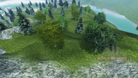 New textures of trees and grass for Farming Simulator 2013