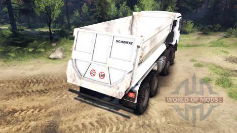 Mercedes-Benz Actros 4141 Tipper for Spin Tires