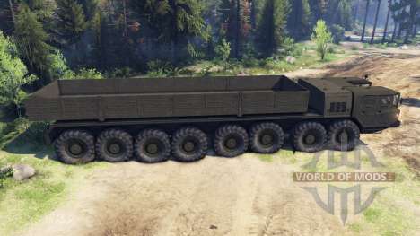 MAZ-7410 16x16 for Spin Tires