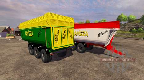 Trailers Ravizza Millenium 8200 for Farming Simulator 2013