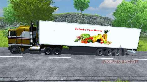 Semi-refrigerated KRONE Koffer Cool Liner for Farming Simulator 2013