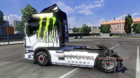 Color-Monster Energy - for Renault Premium tract for Euro Truck Simulator 2