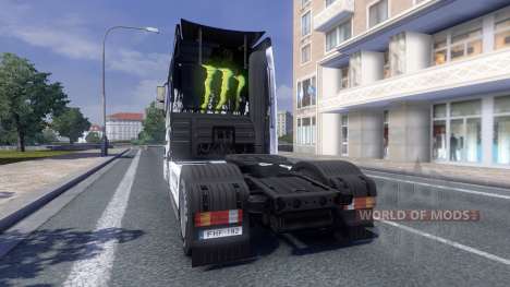 Color-Monster Energy - tractor Majestic for Euro Truck Simulator 2