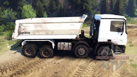 Mercedes-Benz Actros 4141 Tipper for Spin Tires