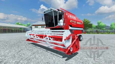 Bizon Z 110 red for Farming Simulator 2013