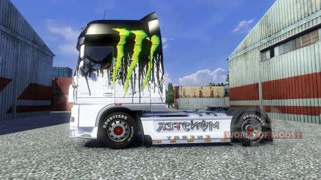 Color-Monster Energy - for DAF truck for Euro Truck Simulator 2