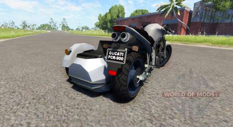 Ducati FRC-900 with a sidecar v4.0 for BeamNG Drive