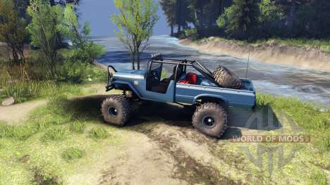 Toyota FJ40 Steel Blue for Spin Tires