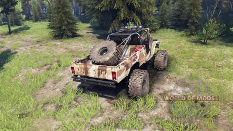 Toyota FJ40 Camo for Spin Tires