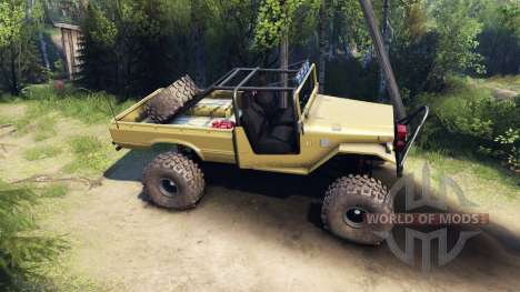 Toyota FJ40 Olive for Spin Tires