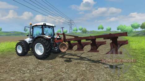 The plough PLN-4-35 for Farming Simulator 2013