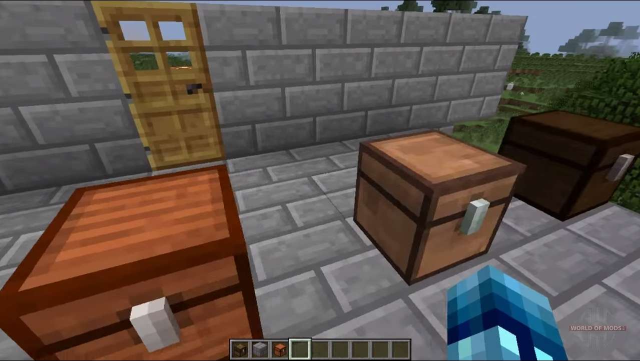 Chests Of Different Types Of Wood For Minecraft
