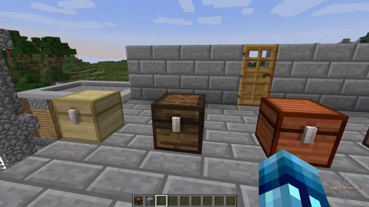 Chests Of Different Types Of Wood For Minecraft