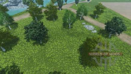 New textures of trees and grass for Farming Simulator 2013