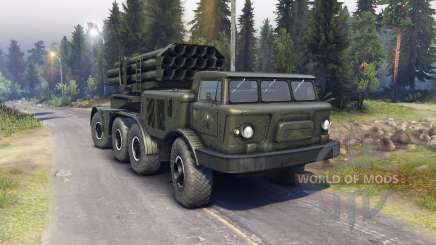 ZIL-135LM (P) for Spin Tires
