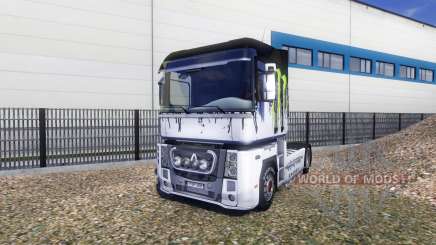 Color-Monster Energy - on a tractor unit Renault Magnum for Euro Truck Simulator 2