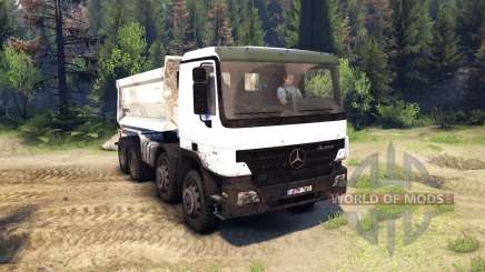 Mercedes-Benz Actros 4141 Tipper for Spin Tires