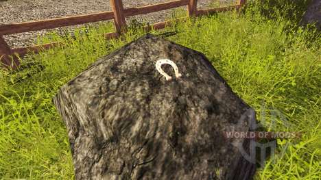 The location of horseshoes for Farming Simulator 2013