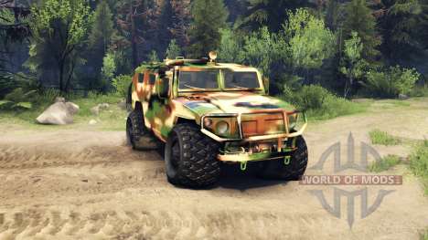 The GAZ-2975 Tiger camo for Spin Tires