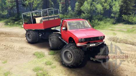 Toyota Hilux Truggy v1.0 wheels2 for Spin Tires