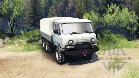 UAZ-3909 6x6 for Spin Tires