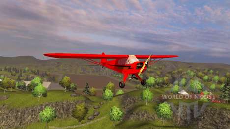 Aircraft Piper J-3 Cub for Farming Simulator 2013