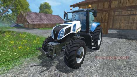 New Holland T8.390 Ultra White 2011 v2.0 for Farming Simulator 2015