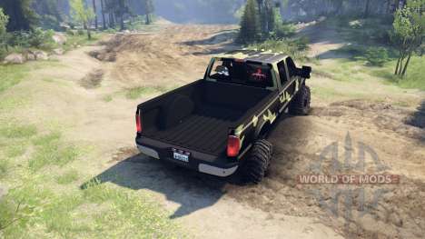 Ford F-350 Super Duty 6.8 2008 v0.1.0 camo for Spin Tires