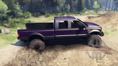 Ford F-350 Super Duty 6.8 2008 v0.1.0 purple for Spin Tires