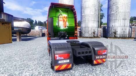 Color-Jagermeister - on truck MAN TGX for Euro Truck Simulator 2