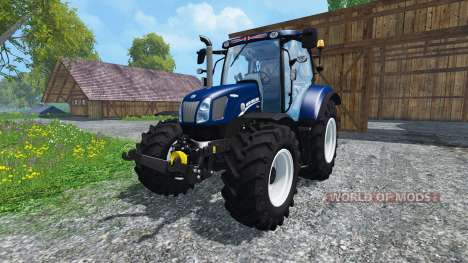 New Holland T6.160 Blue Power v1.1 for Farming Simulator 2015