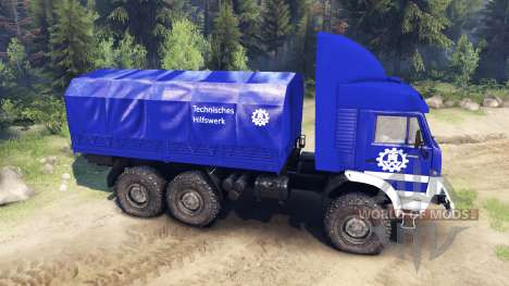 KamAZ-43101 THW for Spin Tires