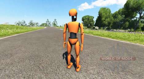 The dummy for crash tests for BeamNG Drive