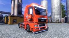 Color-Jagermeister - on truck MAN TGX for Euro Truck Simulator 2