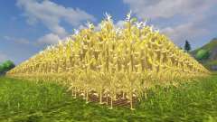 The increase in maize yield for Farming Simulator 2013