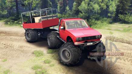 Toyota Hilux Truggy v1.0 wheels2 for Spin Tires