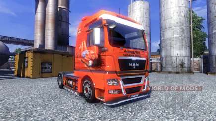 Color-Jagermeister - on truck MAN TGX for Euro Truck Simulator 2