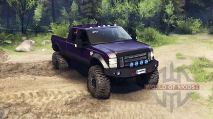 Ford F-350 Super Duty 6.8 2008 v0.1.0 purple for Spin Tires