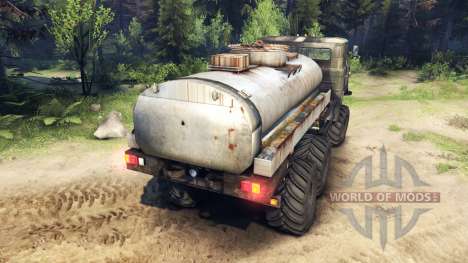 KamAZ GAS 6x6 for Spin Tires