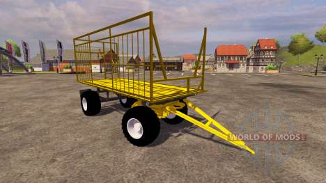 Yellow trailer for Farming Simulator 2013
