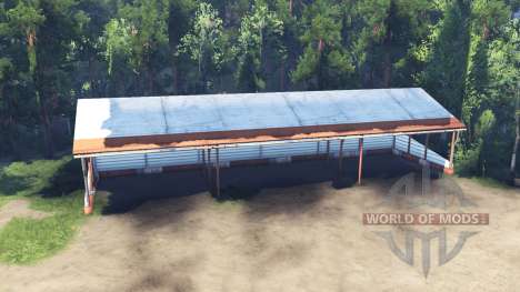 Carport instead of a garage for Spin Tires