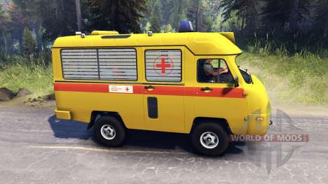 UAZ 2925 CARS for Spin Tires