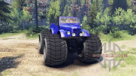 ГАЗ-69М Blue Monster for Spin Tires