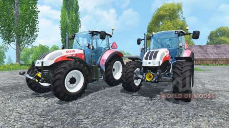 Steyr CVT 6230 Pack v1.4 for Farming Simulator 2015