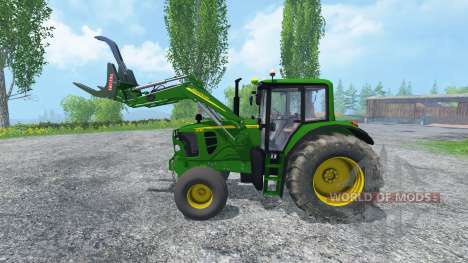 John Deere 6130 2WD FL v2.0 for Farming Simulator 2015