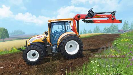 Steyr Multi 4115 hydromanipulator for Farming Simulator 2015