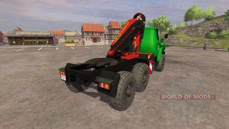Ural-5557 crane green for Farming Simulator 2013