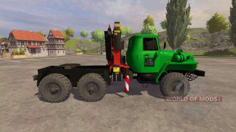 Ural-5557 crane green for Farming Simulator 2013