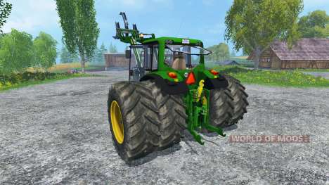 John Deere 6130 2WD FL v2.0 for Farming Simulator 2015