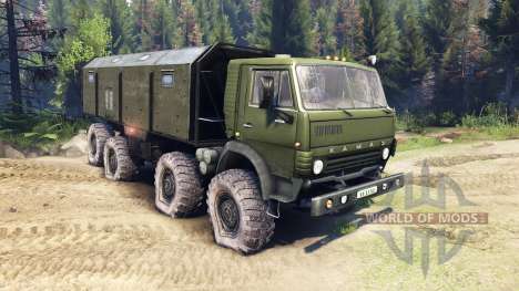 KamAZ-6350 Mustang 1998 for Spin Tires